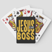 JEU DE CARTES JÉSUS EST MON BOSS (dos)