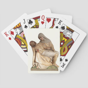 Jeu De Cartes Jésus et Marie jouant aux cartes