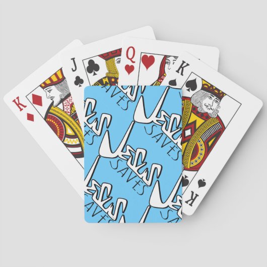 JEU DE CARTES JÉSUS SAUVE GRAFFITI (dos)