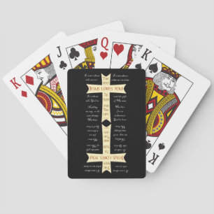 Jeu De Cartes Jésus t'aime - Jouer aux cartes -vers le bas