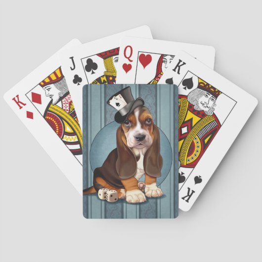 Jeu De Cartes Jeu Basset Hound Puppy (dos)