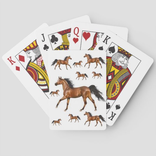 Jeu De Cartes Jeu de cheval Deck de carte (dos)