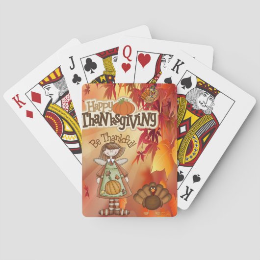 Jeu De Cartes Jeu de Thanksgiving Card Deck (dos)