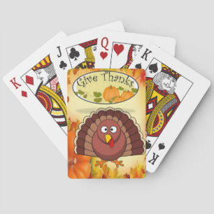 Jeu De Cartes Jeu de Thanksgiving Card Deck