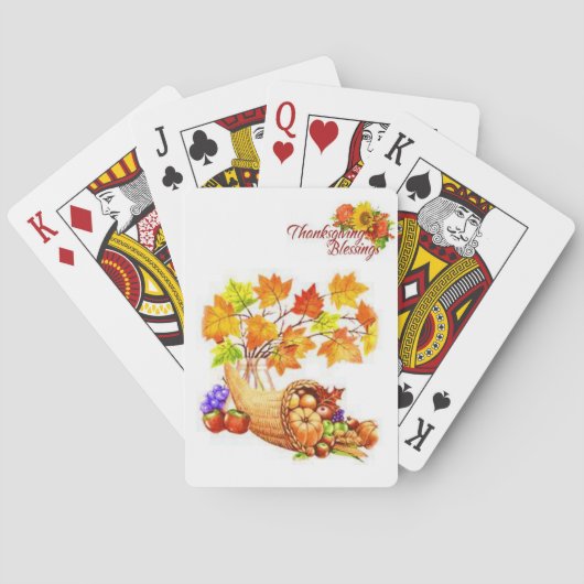 Jeu De Cartes Jeu de Thanksgiving Card Deck (dos)