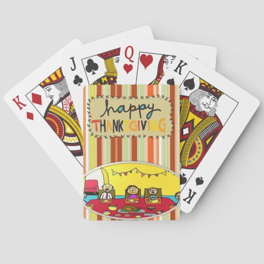 Jeu De Cartes Jeu de Thanksgiving Card Deck (dos)