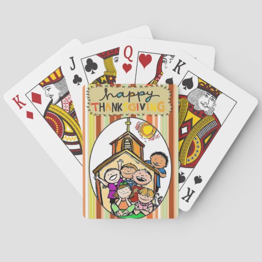 Jeu De Cartes Jeu de Thanksgiving Card Deck (dos)