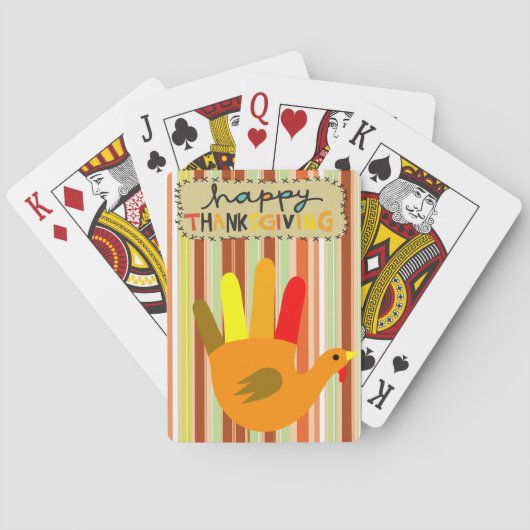 Jeu De Cartes Jeu de Thanksgiving Card Deck (dos)