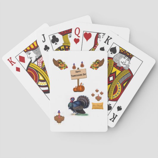 Jeu De Cartes Jeu de Thanksgiving Card Deck (dos)