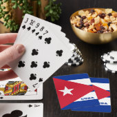 Jeu De Cartes Jeu Drapeau Cubain, Cuba Jouer Des Cartes (In Situ)