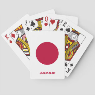 Jeu De Cartes Jeu Drapeau Japonais, Japon Jouer des cartes