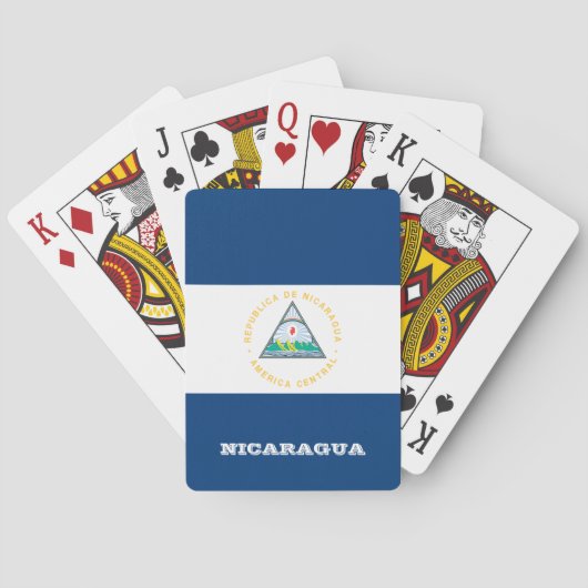 Jeu De Cartes Jeu du drapeau nicaraguayen, Nicaragua Jouer des c (dos)