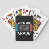 Jeu De Cartes Jeu En 1Ère Année Retour À L'École Amusant Gamer (dos)