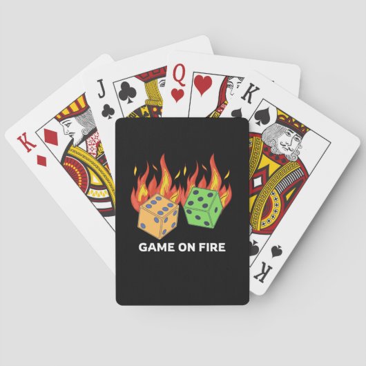 Jeu De Cartes Jeu en feu (dos)