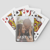 Jeu De Cartes Jeu Sur Photo Personnalisé (dos)