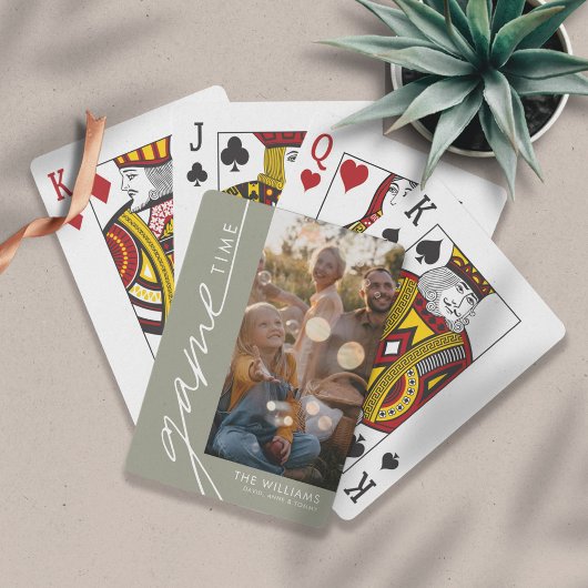 Jeu De Cartes Jeu Time Photo moderne tendance