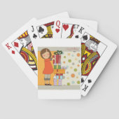 Jeu De Cartes Jeune fille Joyeux anniversaire (dos)