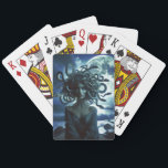 Jeu De Cartes Jeune Méduse jolie par la Lune & l'Océan<br><div class="desc">Cartes à jouer personnalisées</div>