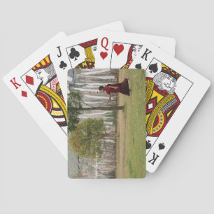 Jeu De Cartes Jeune moine et drapeaux de prière