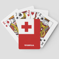 Jeux Drapeaux Tongans, Tonga Jouer aux cartes
