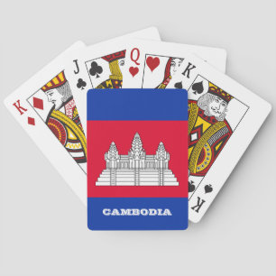 Jeu De Cartes Jeux du Drapeau cambodgien, Cambodge Jouer des car