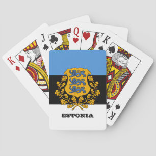 Jeu De Cartes Jeux du Drapeau estonien, Estonie Jouer des cartes