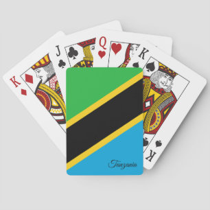 Jeu De Cartes Jeux du drapeau tanzanien, Tanzanie Jouer des cart