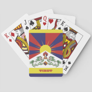 Jeu De Cartes Jeux du Drapeau Tibétain, Tibet Jouer des cartes