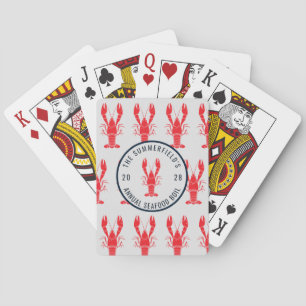 Jeu De Cartes Jeux personnalisés pour boil de crabes d'été en fa
