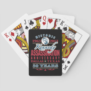 Jeu De Cartes JFK Kennedy Assassinat Anniversaire 1963 - 2013