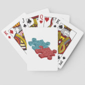 Jeu De Cartes Jigsaw Puzzle Pièces Jouer des cartes (dos)