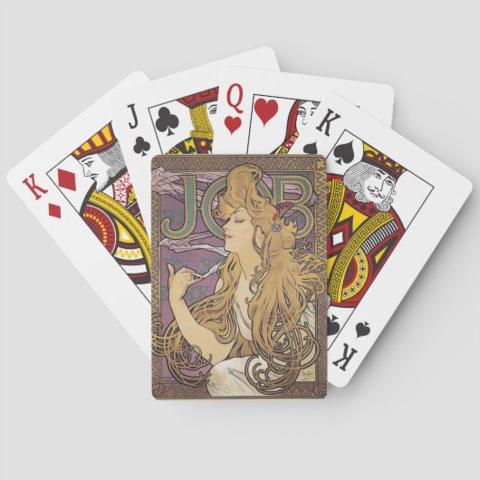Jeu De Cartes Job (1896) par Alphonse Mucha (dos)