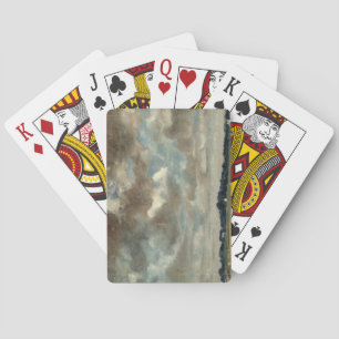 Jeu De Cartes John Constable Paysage étendu avec Clo gris