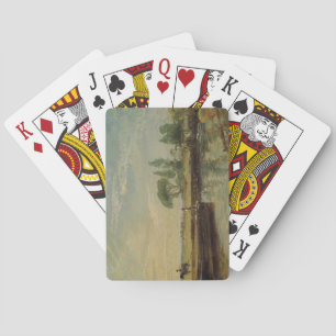 Jeu De Cartes John Constable   Une nacelle sous l'écluse de Flat