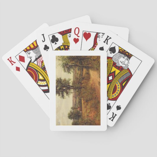 Jeu De Cartes John Constable | Une route près de Dedham, vers 18 (dos)