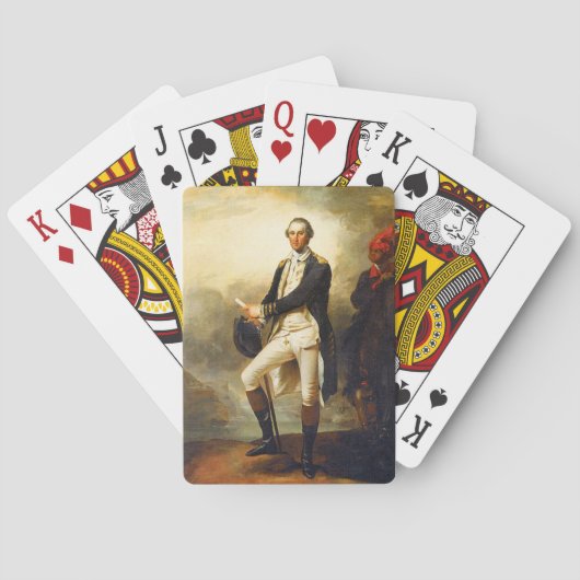 Jeu De Cartes John Trumbull - George Washington avant Trenton (dos)