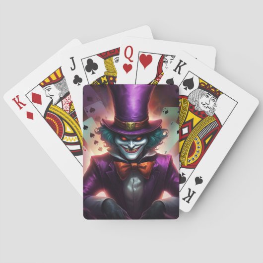 Jeu de Cartes Joker en Flammes (dos)