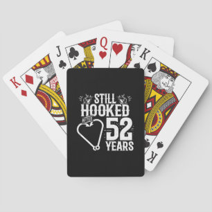 Jeu De Cartes Joli 52e Anniversaire de Mariage pour les Couples 