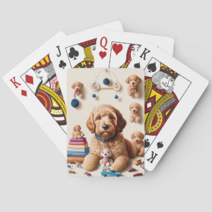 Jeu De Cartes Joli Adorable Goldendoodle