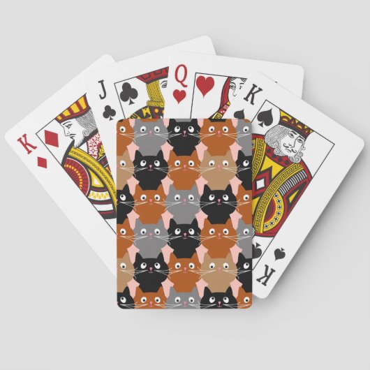 Jeu De Cartes Joli Amoureux des chats Feline Kittens (dos)