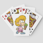 Jeu De Cartes Joli Cartoon Enfant Manger Ice Cream Cone (dos)