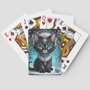 Jeu De Cartes Joli Chatons Généré par l'Ia