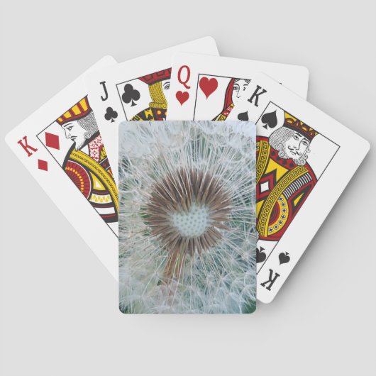 Jeu De Cartes Joli Dandelion blanc (dos)
