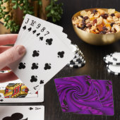 Jeu De Cartes Joli en violet... (In Situ)