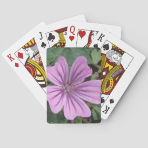 Jeu De Cartes Joli Fleur sauvage violet Jouer des cartes