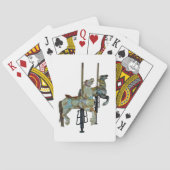 Jeu De Cartes Joli Joyeux Parcours Carrousel Chevaux (dos)