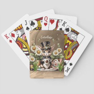 Jeu De Cartes Joli lapin de Pâques.