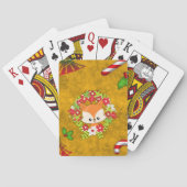 Jeu De Cartes Joli renard de Noël (dos)