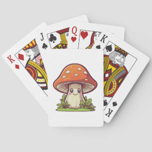 Jeu De Cartes Joli style kawaii, Cueillette de champignons
