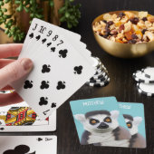 Jeu De Cartes Joli Trait De Lémur À Bague (In Situ)